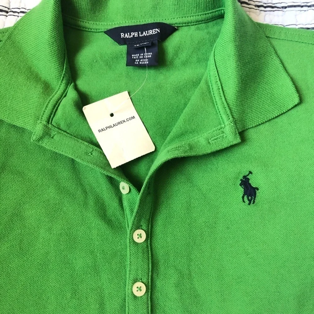 NWT Ralph Lauren Polo shirt for girl size XL(16)